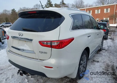 2014 Infiniti Qx60 из США, поврежденный, VIN 5N1AL0MMXEC534360